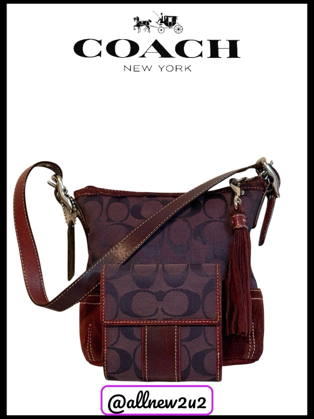 Coach Signature Jacquard 2Pc Set